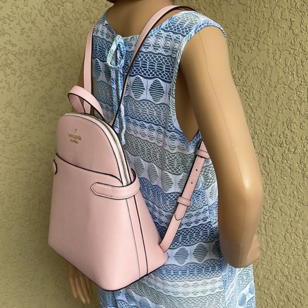 Kate Spade Staci Dome Backpack Chalk Pink - Picture 10 of 13